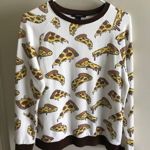 ✨🍕Pizza print crewneck🍕✨